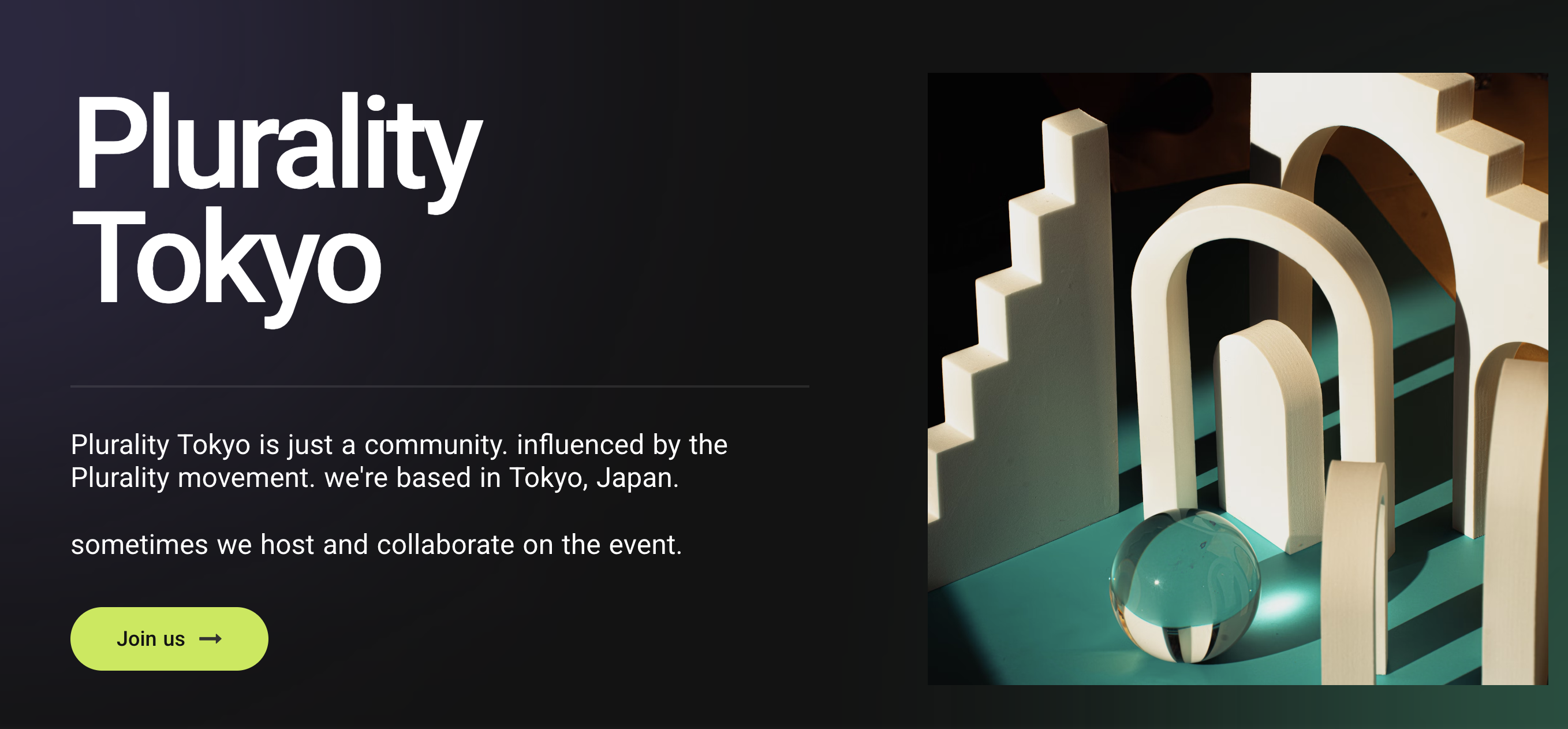 Plurality Tokyo